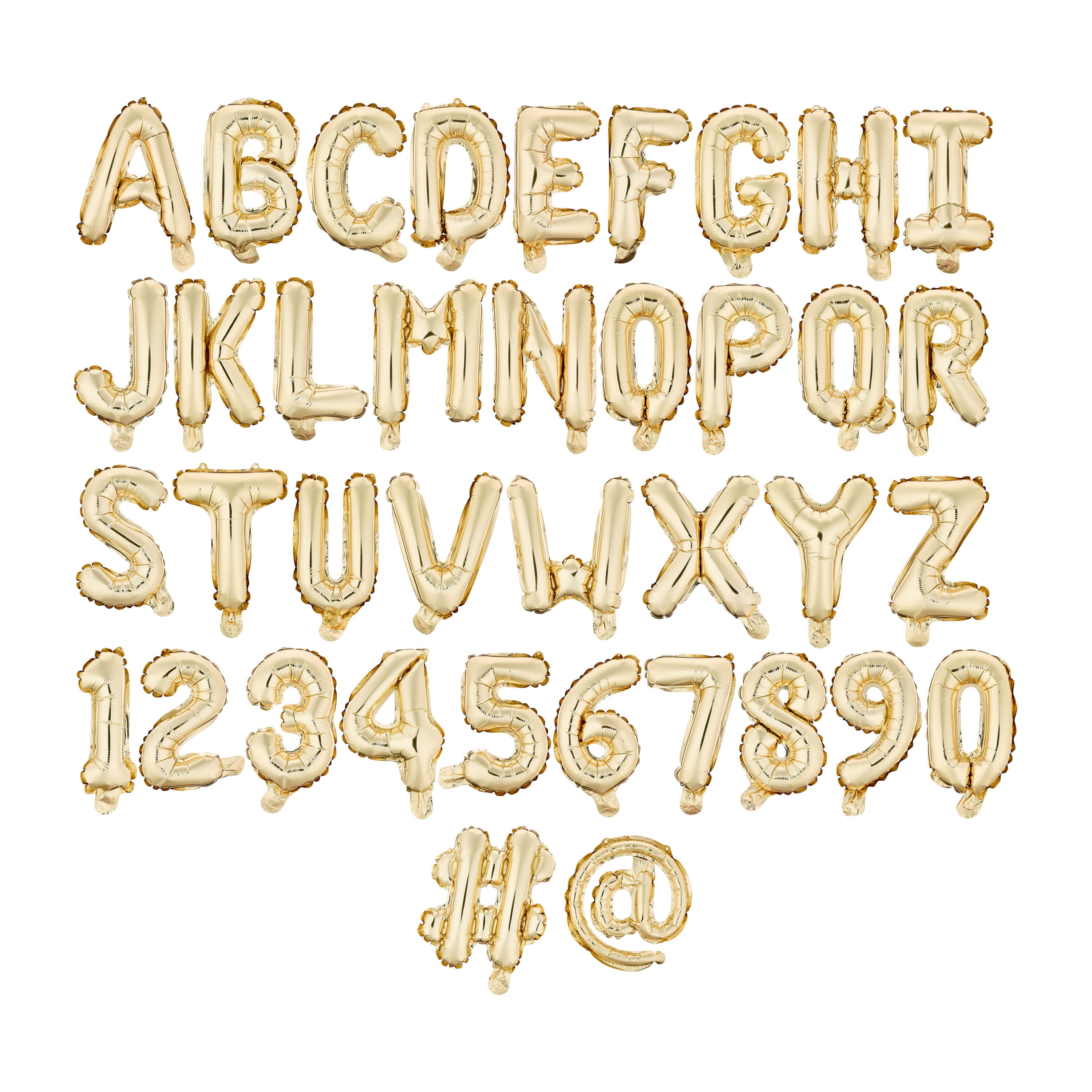 Gold Make Your Own Balloon Banner