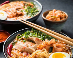 Korean ramyeon recipe from South Korea