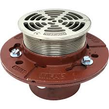 MIFAB F1000-C-5-3-7 Floor Drain Membrane Floors, Clamp ...