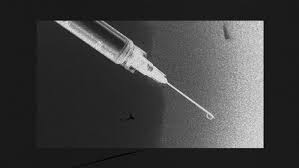 Black and white illustration representing euthanasia and medical ethics