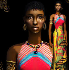 &quot;Saidah&quot; - African Princess - UPDATE WITH DRESS MESH - MTS_Rainncandy-555154-Saidah1