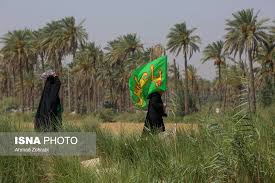 پیاده روی زائران اربعین حسینی - منطقه شامیه عراق