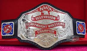 NWA Championship TELEVISION HEAVYWEIGHT 24K Nickle Zinc Championship Belt