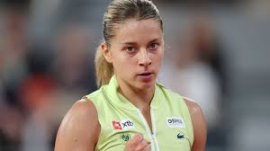 Maja Chwalińska during the match