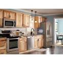 Beautiful Hickory cabinets for a natural looking kitchen. www