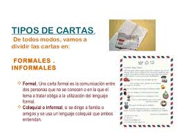 Resultado de imagen para TIPOS DE CARTAS
