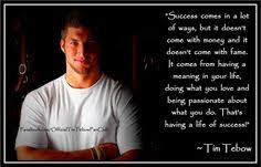 Tim Tebow Quotes on Pinterest | New York Jets, Popular Pins and Quote via Relatably.com