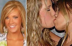 Miss Nevada Katie Rees, 22, left and the image, right, he lawyer says was taken five years ago when she &quot;had a lapse in judgment&quot;. - miss_main_wideweb__470x300,0