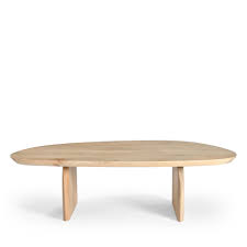 Table basse organique en bois massif de manguier Drawer ...