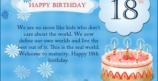 18th Birthday Wishes for Son, Daughter - Happy Birthday Quotes ... via Relatably.com