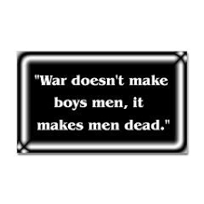 Anti-War Quote ~ Decal on | Military, War and Grief via Relatably.com