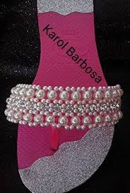 Resultado de imagem para havaianas com perola