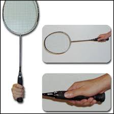 Resultado de imagen de imagen de presa de raqueta en badminton
