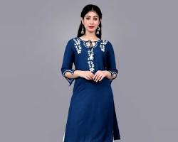 KHUSHI Women's Rayon Regular Kurti (Flipkart)