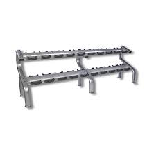 Troy Barbell (DR-10) Commercial 2-Tier Dumbbell Rack ...