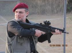 ZAID HAMID Holding Gun