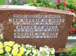 Grab von Jan-Gerold Boer, de (26.07.1967-15.04.1989), Friedhof Woquard