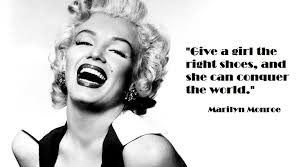 For those who love shoes, Marilyn Monroe Fashion quote ... via Relatably.com