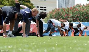 Image result for michelle obama showing her football moves