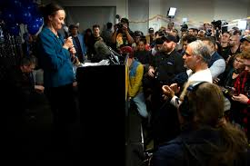 Katie Wilson Campaigning