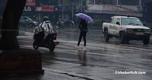 Widespread rain reported across Nepal, including Kathmandu