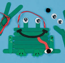 Resultado de imagen de manualidades con palitos de helado