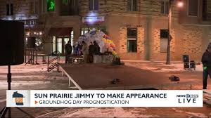 Sun Prairie Jimmy Predicts Early Spring for 2026
