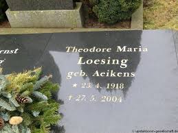 Grab von Theodore Maria Loesing (geb. Aeikens) (23.04.1918-27.05 ...