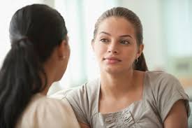 Image result for pictures of woman talking to another woman