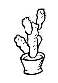 Résultat de recherche d'images pour "cactus coloring pages"