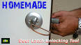 Video for door lock latch