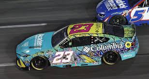 Bubba Wallace penalized on final lap at EchoPark; scored with 29th-place finish