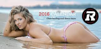 Resultado de imagem para calendar cheerleaders 2017