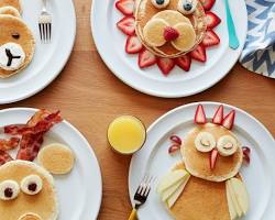 Image of Pancakes for kids breakfast