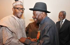 Image result wey dey for goodluck jonathan takes picture with buhari