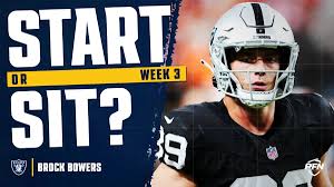 Brock Bowers Fantasy Week 3 Start or Sit: Back in Practice and Back in Lineups