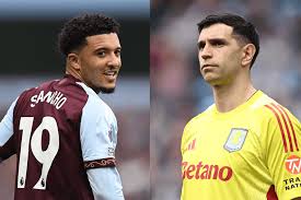 Aston Villa’s Emi Martinez, Jadon Sancho return to training before Europa League quarter-final
