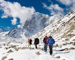 Gambar Trekking in the Himalayas, Nepal