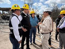 Supervisa gobernador Armenta Mier zona de emergencia en Tepeaca