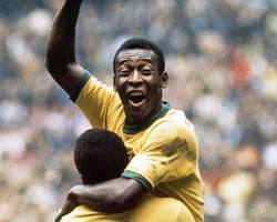 Pelé, joueur de football brésilien