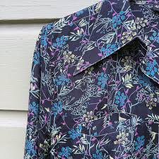 Elba Blouse Shoji Charcoal - Little Journeys Chicago