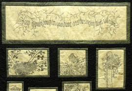 Résultat de recherche d'images pour "embroidery blocks in miniature quilts"