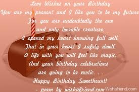Boyfriend Birthday Poems via Relatably.com