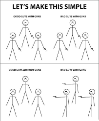 Good guys with guns vs bad guys with guns. | Quotes quotes quotes ... via Relatably.com