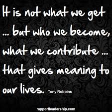 Giver&#39;s Gain | Leadership Quotes via Relatably.com