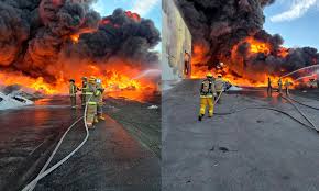 Evacuan a 200 trabajadores tras incendio en la Zona Industrial