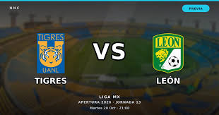 Tigres UANL vs Leon: horario y previa de la Jornada 13 del Apertura 2026