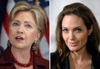 La senadora Hillary Clinton y Angelina Jolie son también primas en noveno grado y con dos generaciones de diferencia, relacionadas por Jean Cusson de St. ... - 2008-03-26-b