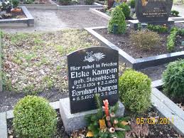 Grab von Bernhard Kampen (08.05.1907-03.07.1993), Friedhof Nortmoor