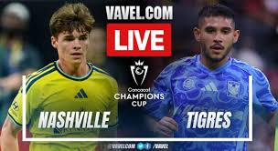 Nashville vs Tigres LIVE Score Updates in Concacaf Champions Cup Match